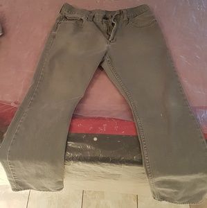 grey relaxed slim fit jeans